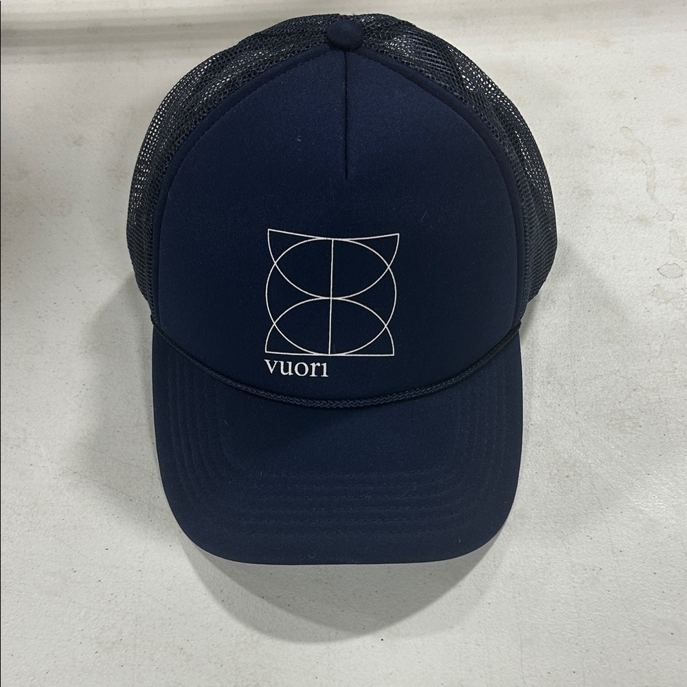 Vuori Dark Blue Mesh Back Hat